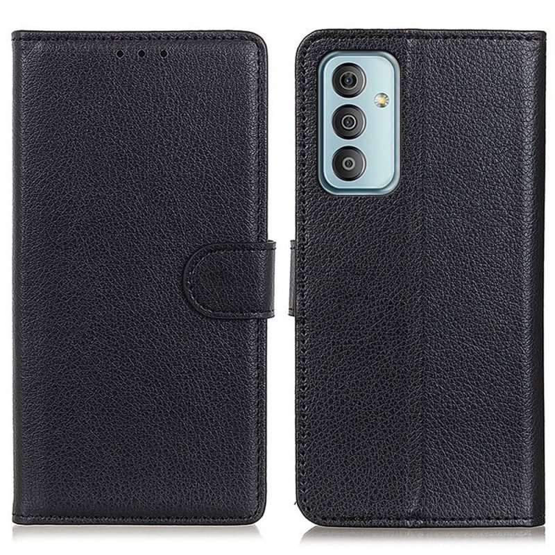 Flip Case Samsung Galaxy M13 Perinteinen Keinonahka