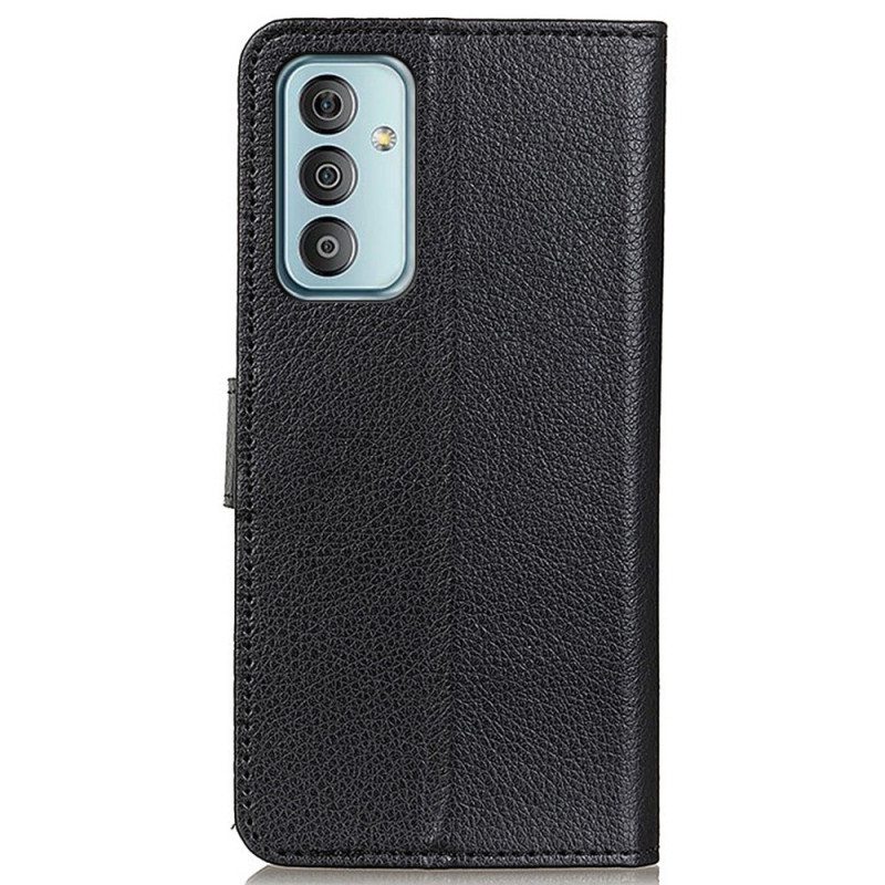 Flip Case Samsung Galaxy M13 Perinteinen Keinonahka