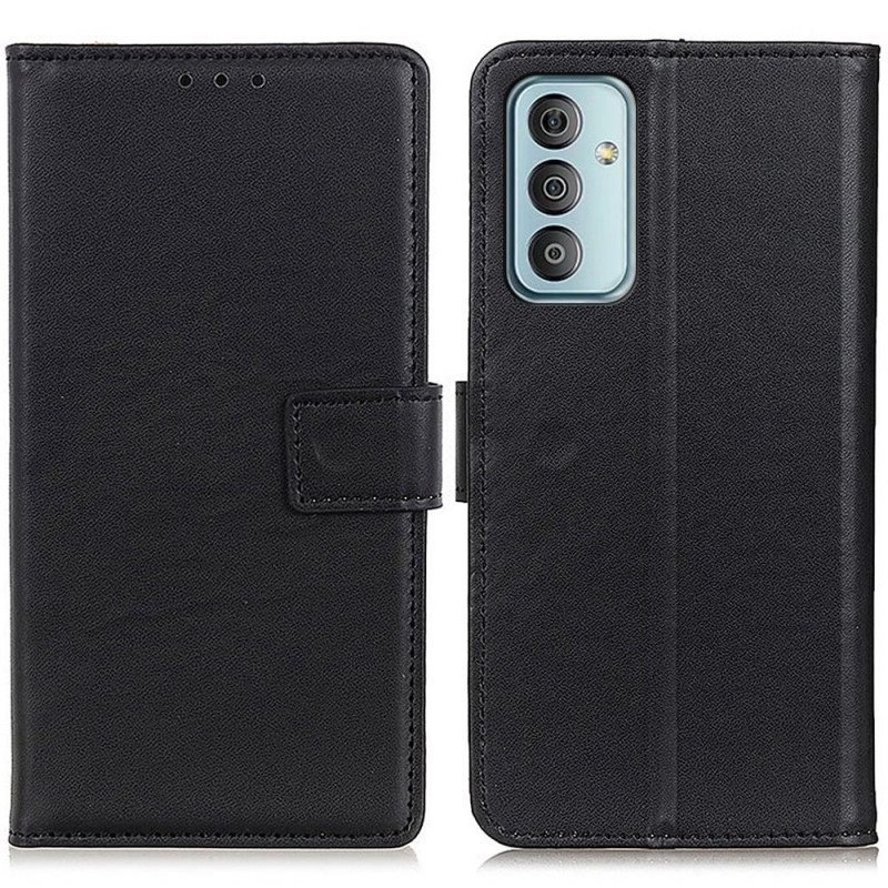 Flip Case Samsung Galaxy M13 Tavallista Keinonahkaa