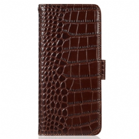 Kotelot Samsung Galaxy M13 Crocodile Style Rfid