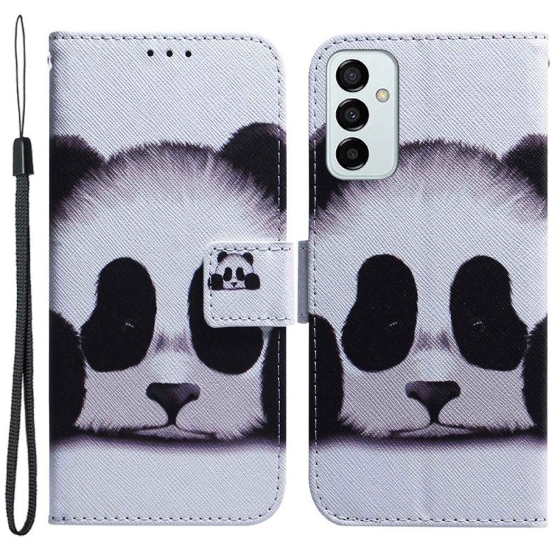 Kotelot Samsung Galaxy M13 Suojaketju Kuori Strappy Panda