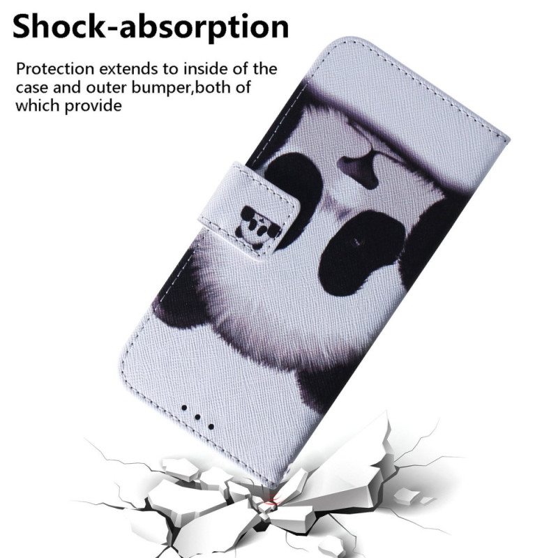 Kotelot Samsung Galaxy M13 Suojaketju Kuori Strappy Panda