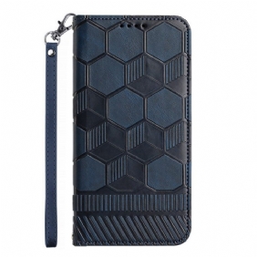 Flip Case Samsung Galaxy A54 5G Jalkapallon Kuvio