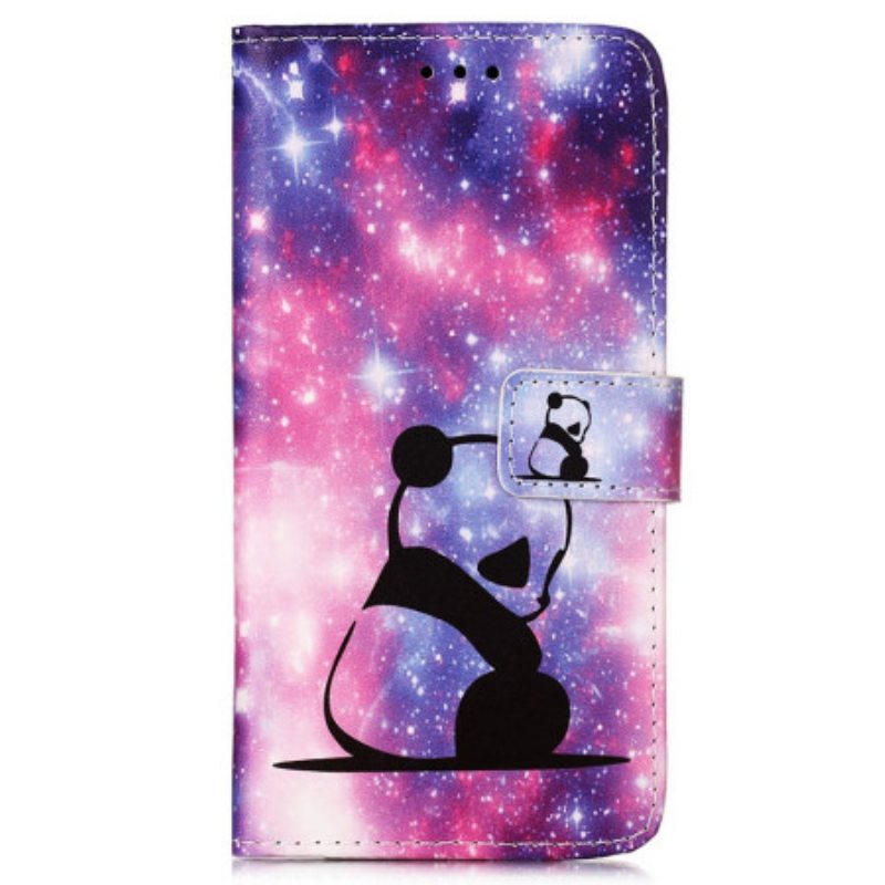 Flip Case Samsung Galaxy A54 5G Suojaketju Kuori Lanyard Galaxy Panda