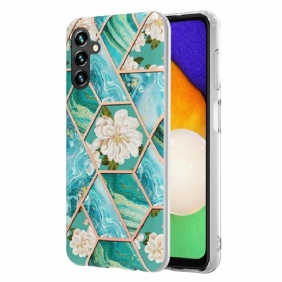 Kuori Samsung Galaxy A54 5G Marmoroitu Kukka