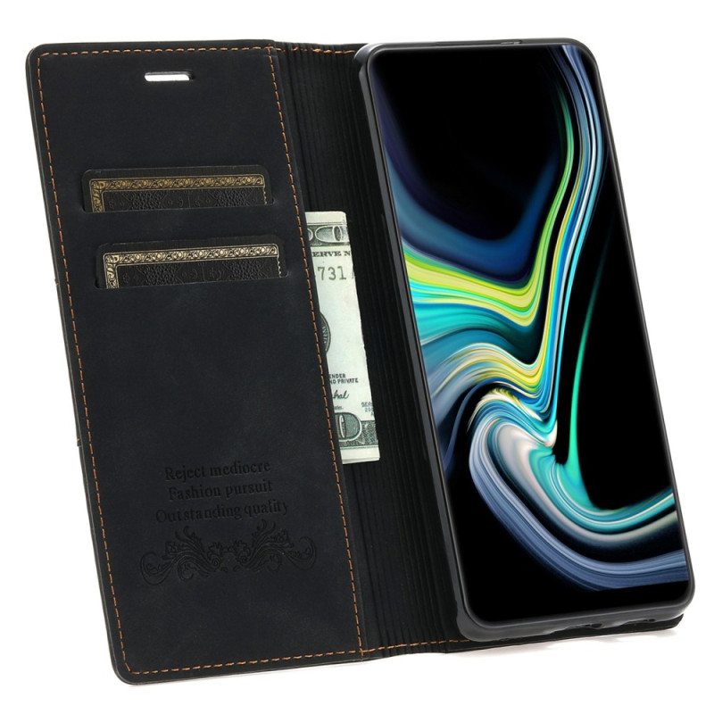 Puhelinkuoret Samsung Galaxy A54 5G Kotelot Flip Tyylikäs Nahka Couture