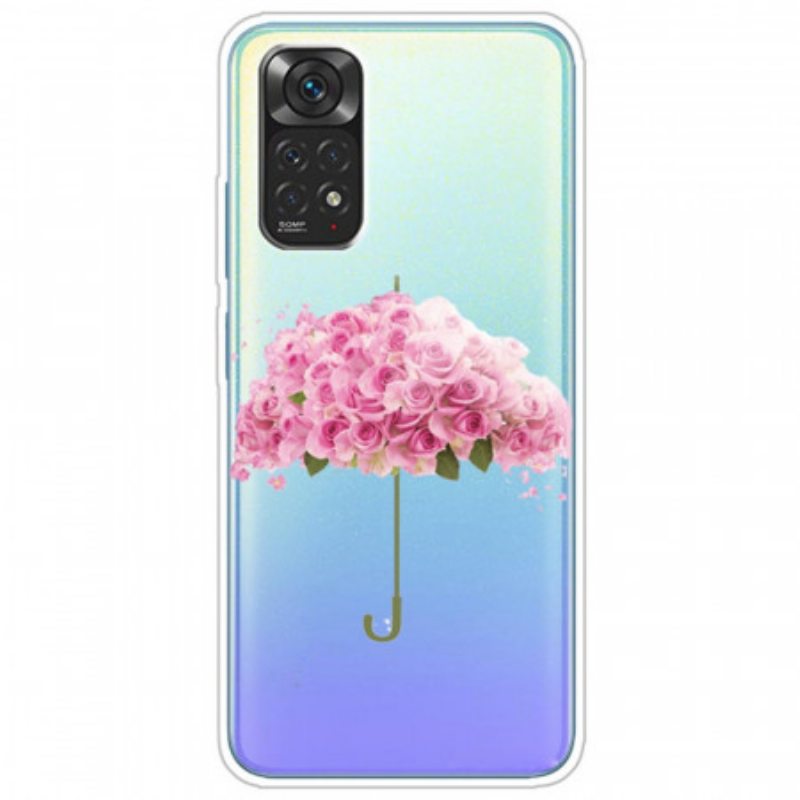 Case Xiaomi Redmi Note 11 / 11S Sateenvarjo Ruusuissa