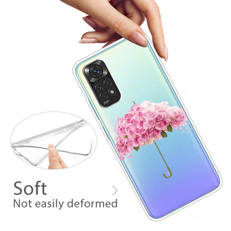 Case Xiaomi Redmi Note 11 / 11S Sateenvarjo Ruusuissa