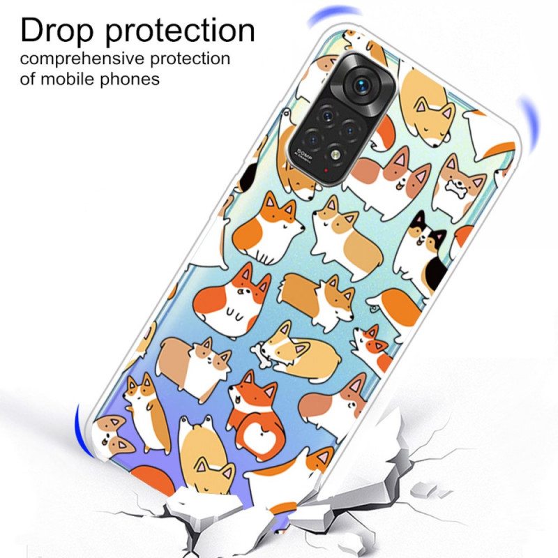 Case Xiaomi Redmi Note 11 / 11S Saumaton Useita Koiria