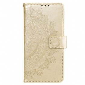 Flip Case Xiaomi Redmi Note 11 / 11S Auringon Mandala