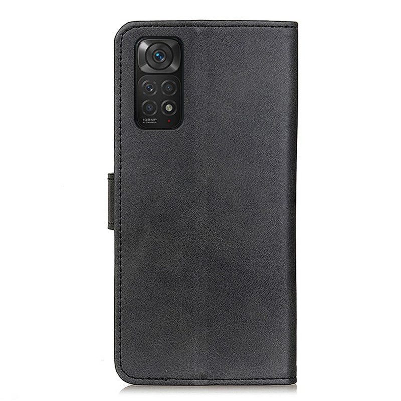 Flip Case Xiaomi Redmi Note 11 / 11S Retro Mattanahkaefekti