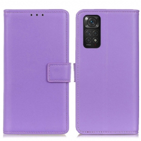 Flip Case Xiaomi Redmi Note 11 / 11S Tavallista Keinonahkaa