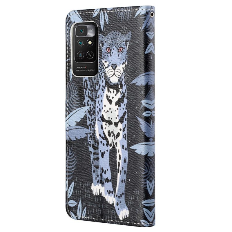 Kotelot Xiaomi Redmi Note 11 / 11S Suojaketju Kuori Strappy Leopard