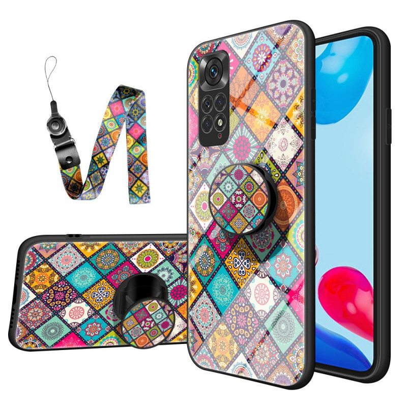 Kuori Xiaomi Redmi Note 11 / 11S Patchwork Magneettipidike