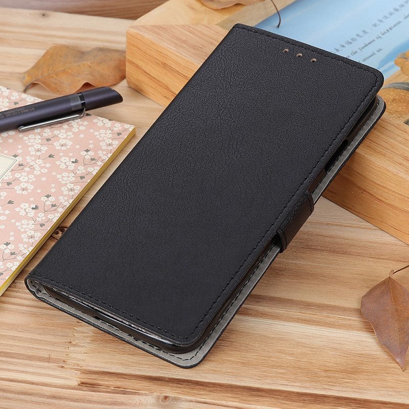 Nahkakotelo Xiaomi Redmi Note 11 / 11S Premium Lychee Faux Leather