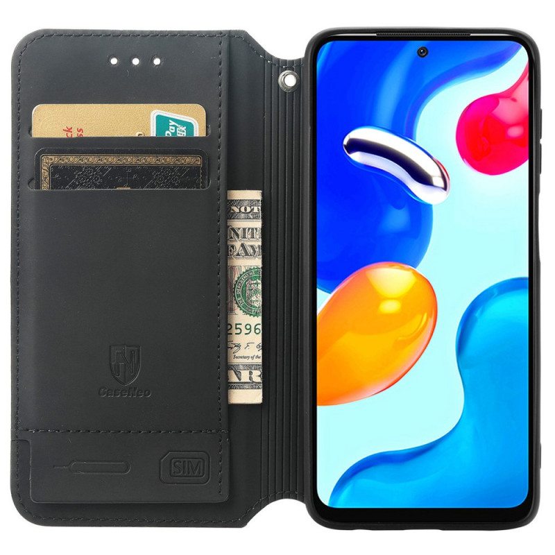 Puhelinkuoret Xiaomi Redmi Note 11 / 11S Kotelot Flip Caseno Rfid