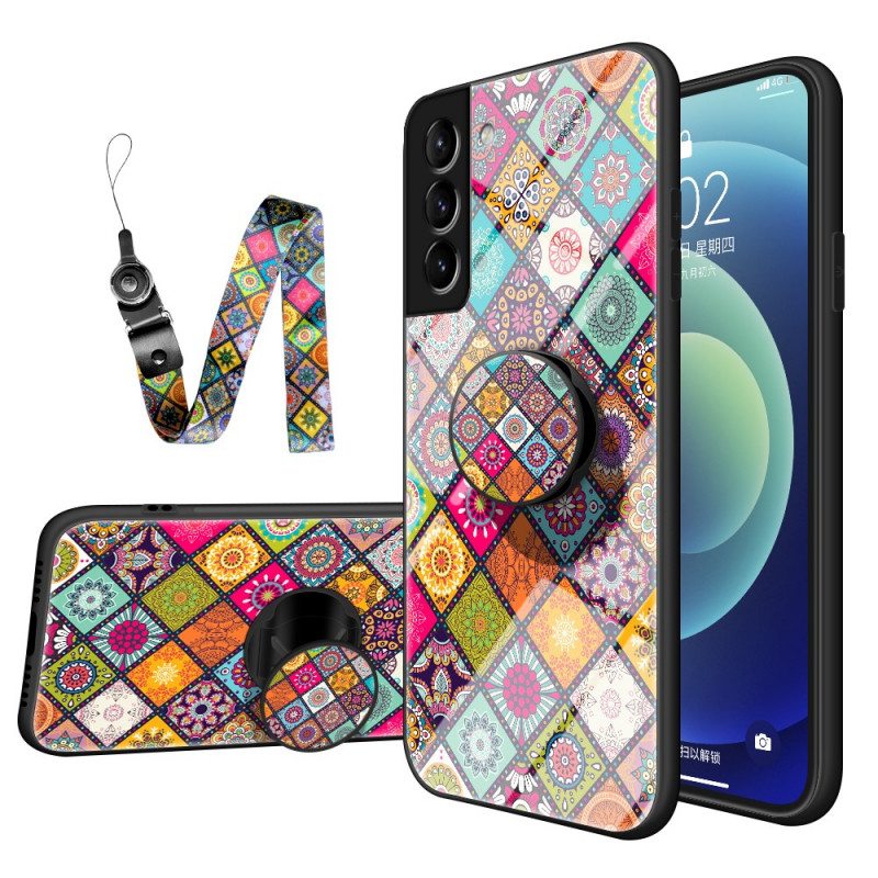 Kuori Samsung Galaxy S22 Plus 5G Patchwork Magneettipidike