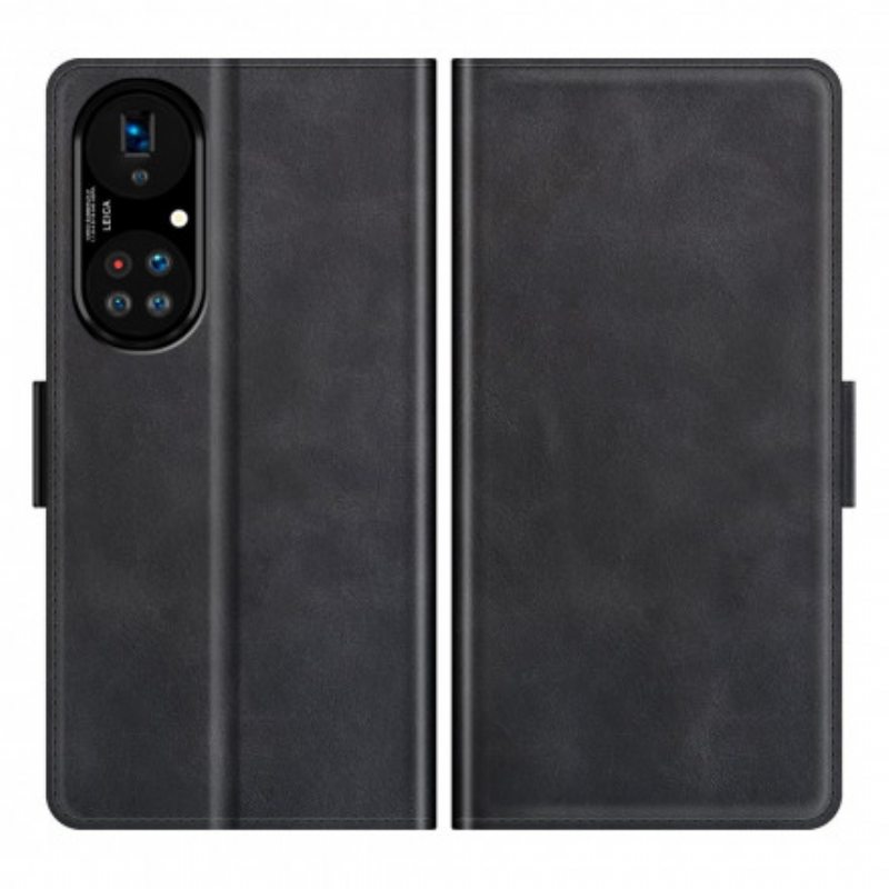 Kotelot Huawei P50 Pro Tyylikäs Nahkasuunnittelu