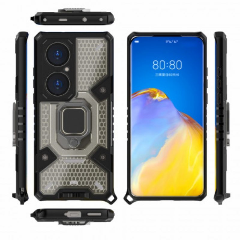 Kuori Huawei P50 Pro Honeycomb Resistant Hybrid