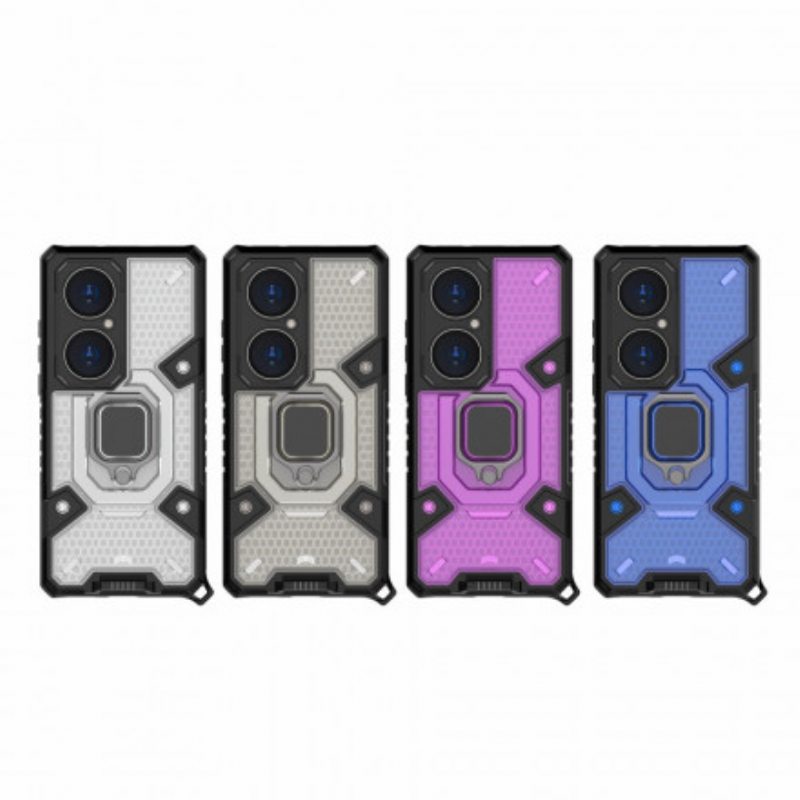 Kuori Huawei P50 Pro Honeycomb Resistant Hybrid