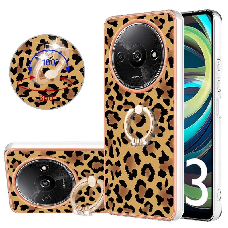 Kuori Poco C61 Leopardprinttisormusteline