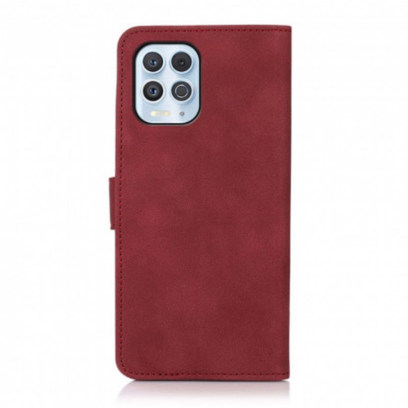 Kotelot Moto G100 Khazneh Textured Leather Effect