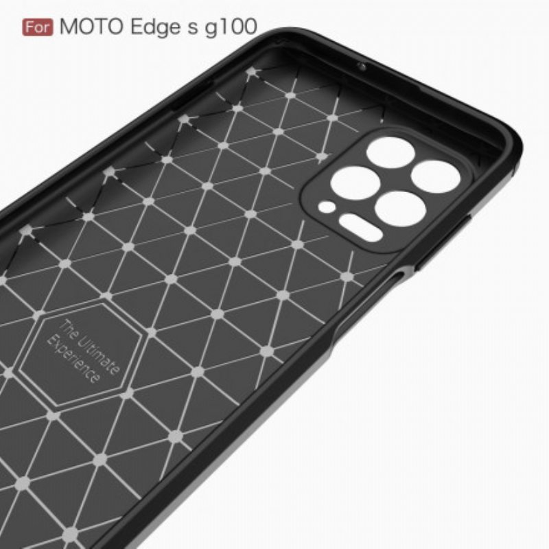 Kuori Moto G100 Harjattua Hiilikuitua