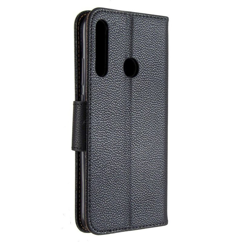 Flip Case Huawei P40 Lite E Kotelot Flip Litsi Rabat Oblique