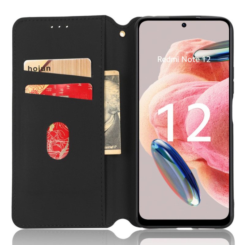 Puhelinkuoret Xiaomi Redmi Note 12 4G Kotelot Flip 3d Kuvio