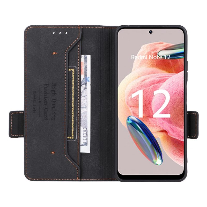 Puhelinkuoret Xiaomi Redmi Note 12 4G Kotelot Flip Vintage Classic