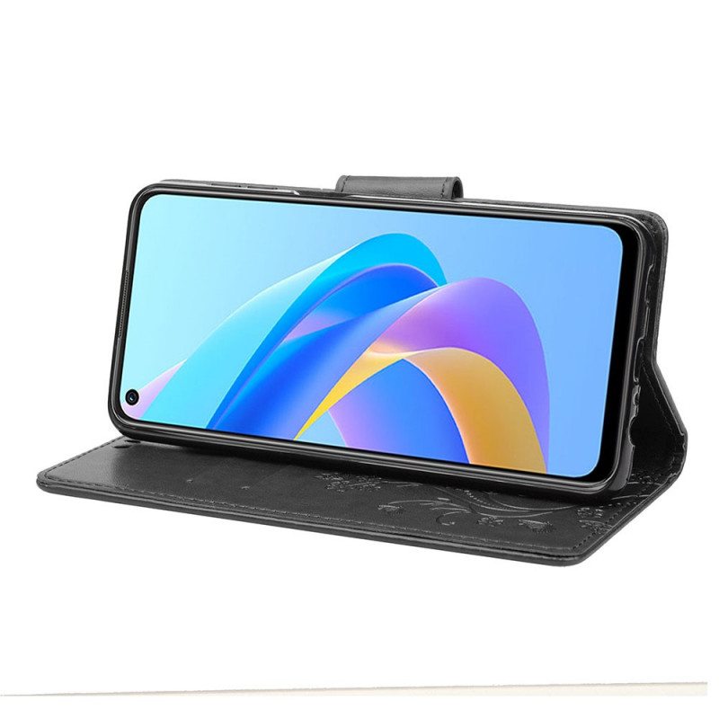 Flip Case Realme 9i Perhosia Ja Kukkia