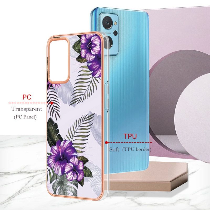 Kuori Realme 9i Mini Violetit Kukat