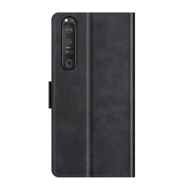 Flip Case Sony Xperia 1 III Kotelot Flip Klassinen Kaksoisläppä