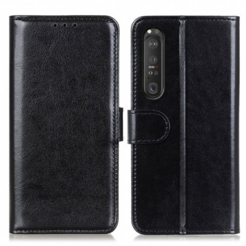 Kotelot Sony Xperia 1 III Faux Leather Finesse