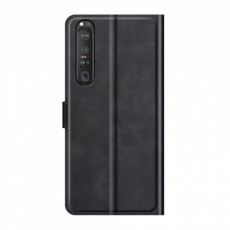 Kotelot Sony Xperia 1 III Ohut Extreme Leather -efekti