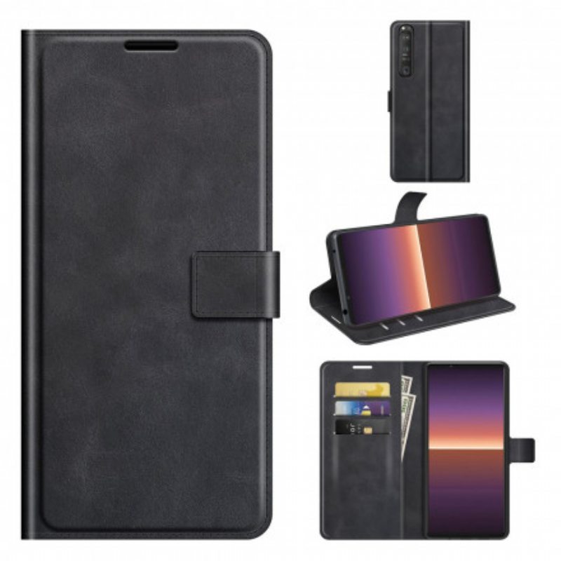 Kotelot Sony Xperia 1 III Ohut Extreme Leather -efekti