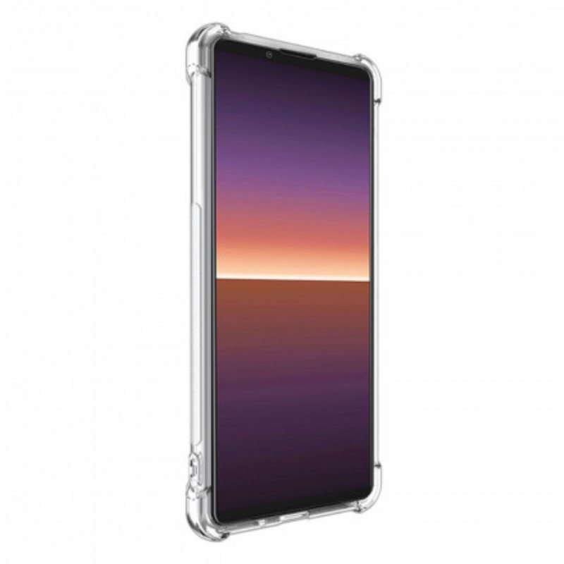 Kuori Sony Xperia 1 III Läpinäkyvä Imak Screen Filmillä