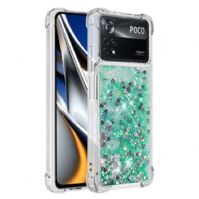 Case Poco X4 Pro 5G Desires Paljetteja