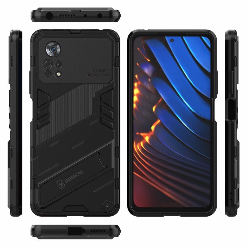 Case Poco X4 Pro 5G Hands-free-kaksiasentoinen Irrotettava Teline