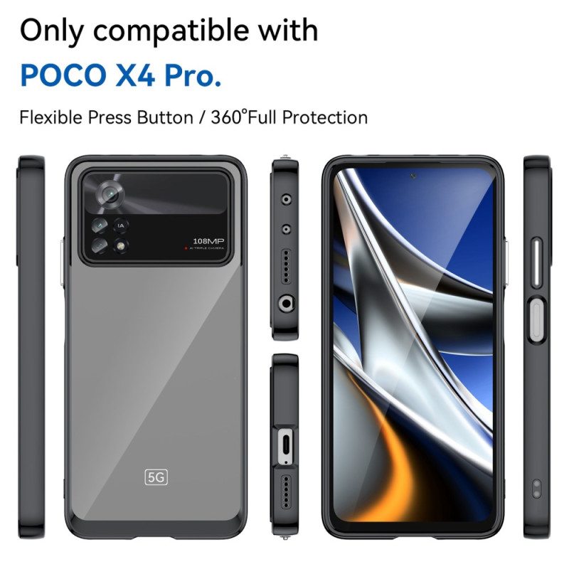 Case Poco X4 Pro 5G Hybridiväriset Reunat