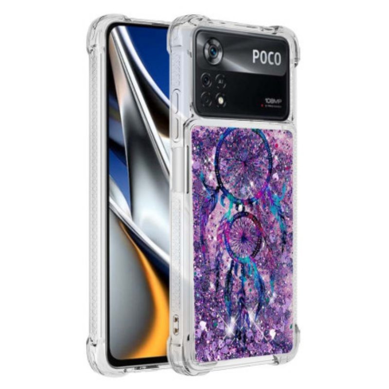 Case Poco X4 Pro 5G Paljetteja Dreamcatcher