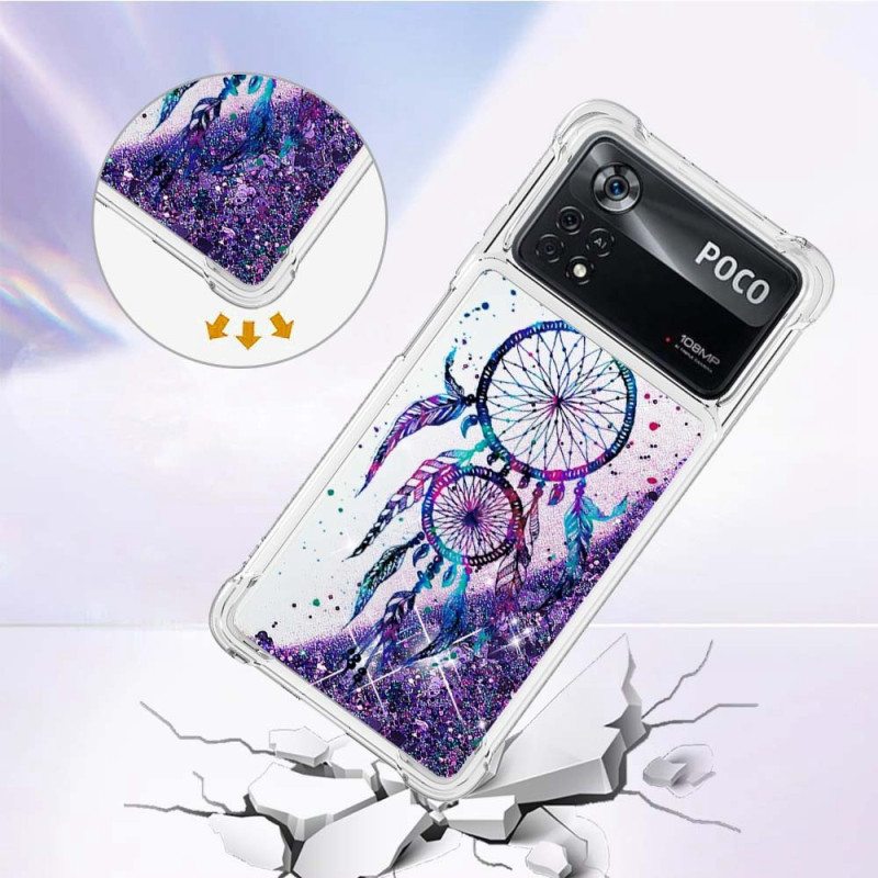 Case Poco X4 Pro 5G Paljetteja Dreamcatcher