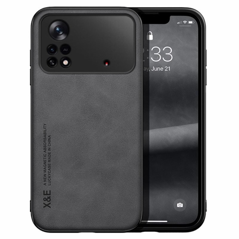 Case Poco X4 Pro 5G X&e-nahkamuotoilu