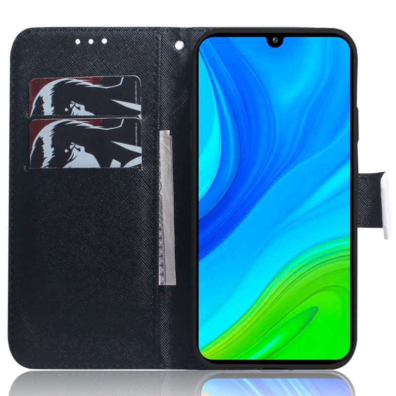 Flip Case Poco X4 Pro 5G Suojaketju Kuori Stringit Oravat