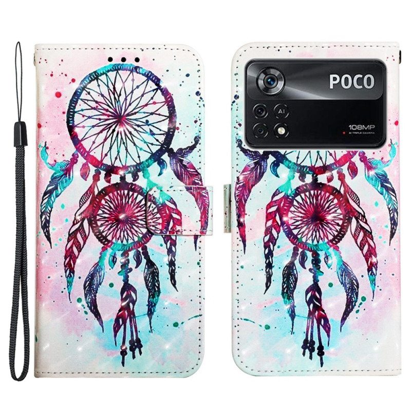 Kotelot Poco X4 Pro 5G Suojaketju Kuori Hihna Dream Catcher