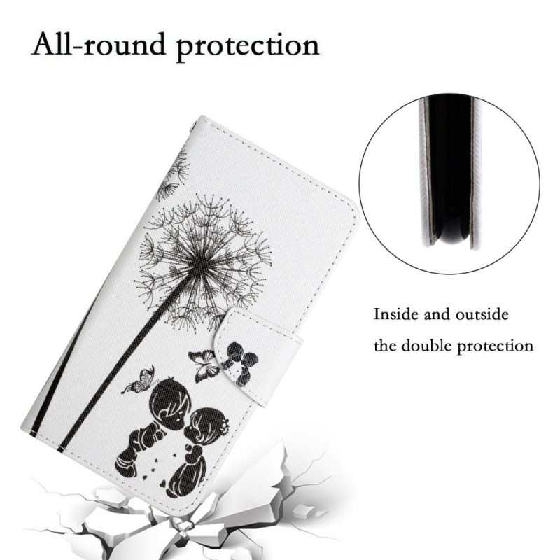 Kotelot Poco X4 Pro 5G Suojaketju Kuori Lanyard Love Dandelions