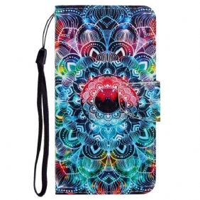 Kotelot Poco X4 Pro 5G Suojaketju Kuori Strappy Mandala