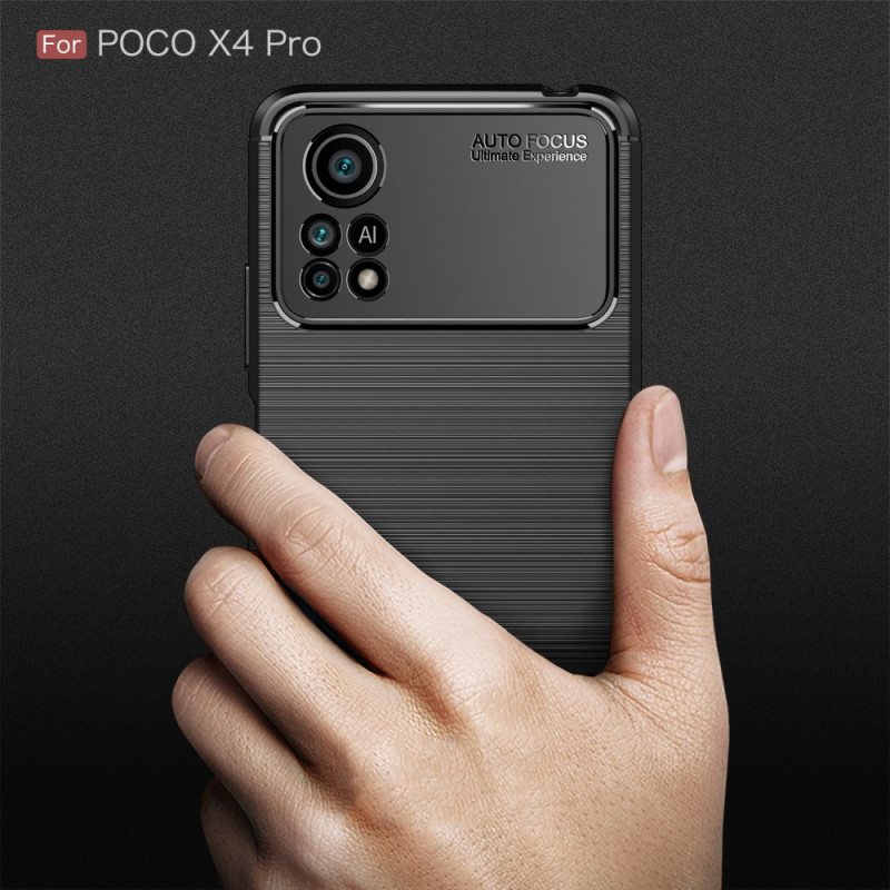 Kuori Poco X4 Pro 5G Harjattua Hiilikuitua