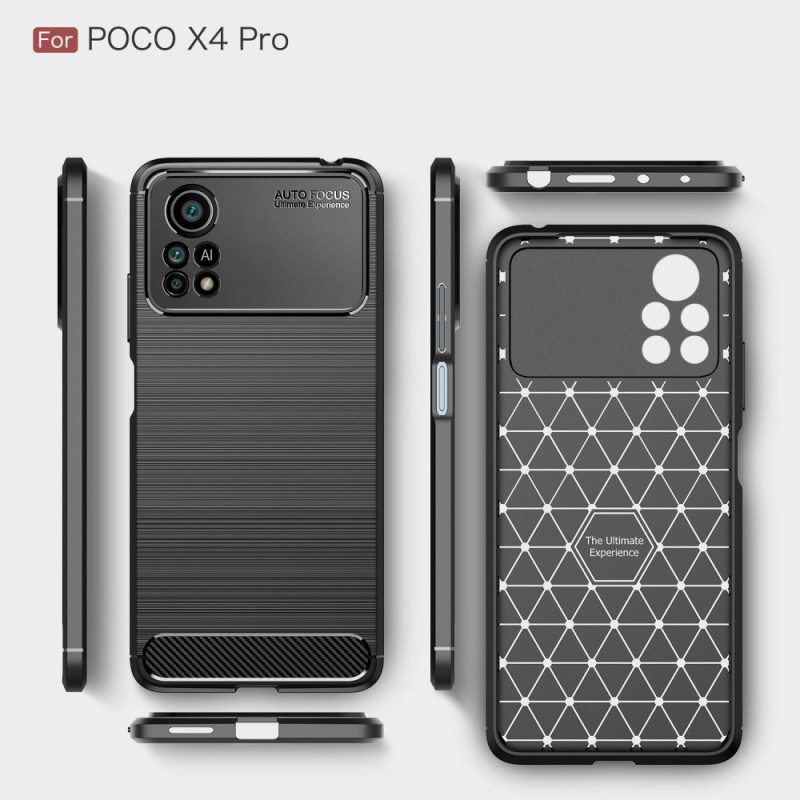 Kuori Poco X4 Pro 5G Harjattua Hiilikuitua