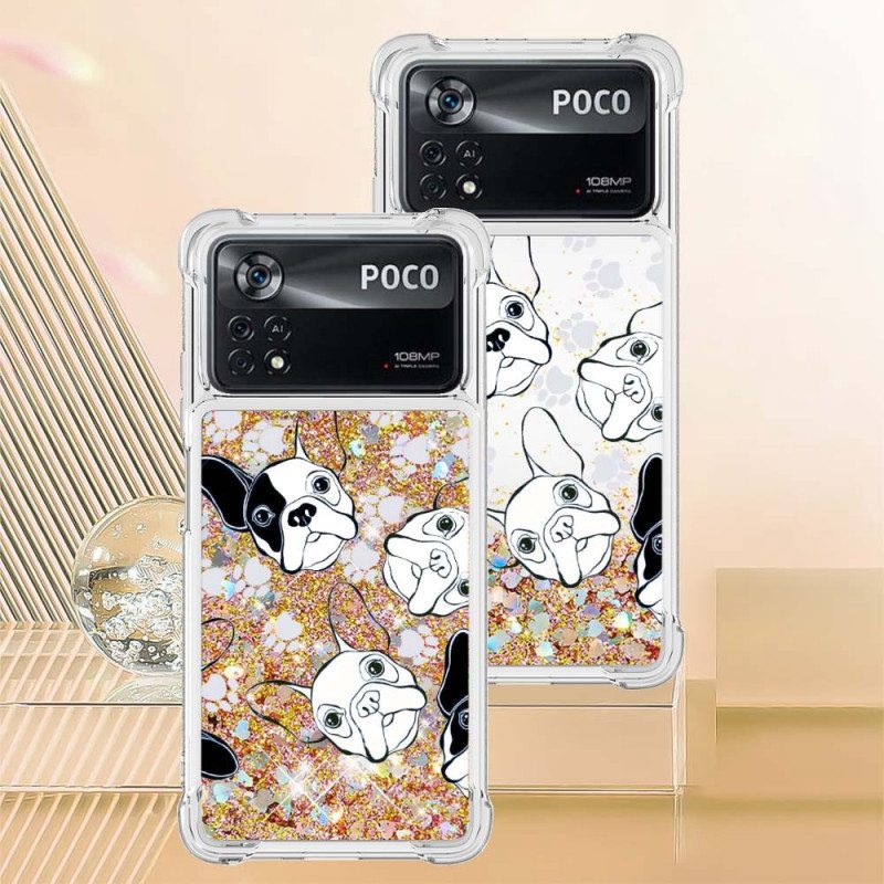 Kuori Poco X4 Pro 5G Herra Koiran Paljetteja